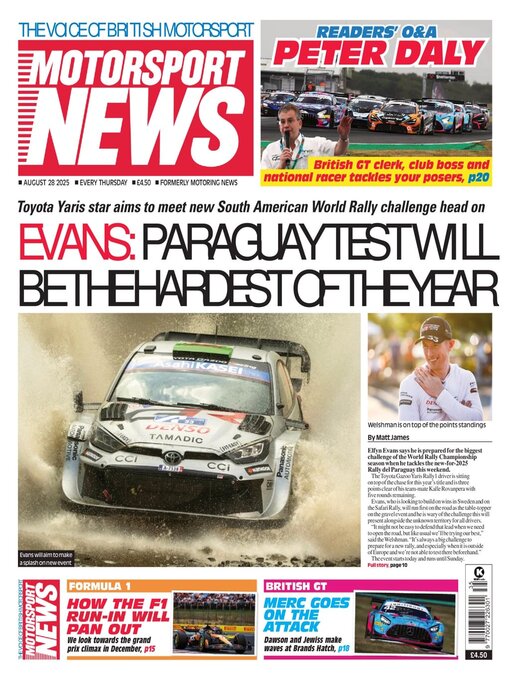 Title details for Motorsport News by Kelsey Publishing Ltd - Available